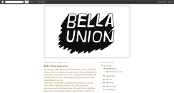 Desktop Screenshot of bellaunionrecords.blogspot.com