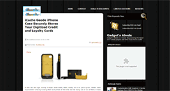 Desktop Screenshot of gadgetsabode.blogspot.com
