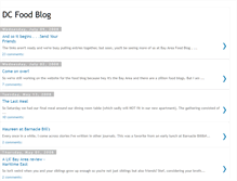 Tablet Screenshot of dcfoodblog.blogspot.com