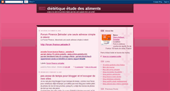 Desktop Screenshot of dietetique.blogspot.com