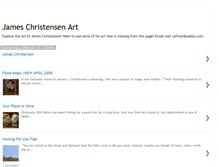 Tablet Screenshot of jameschristensenart.blogspot.com