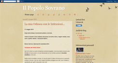 Desktop Screenshot of ilpopolosovrano.blogspot.com