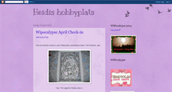 Desktop Screenshot of heidis-hobby.blogspot.com