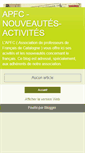 Mobile Screenshot of apfc-activites.blogspot.com
