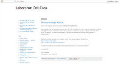 Desktop Screenshot of laboratoridelcaos.blogspot.com