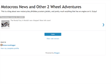 Tablet Screenshot of motocrossadventure.blogspot.com