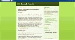 Desktop Screenshot of doubledfinancial.blogspot.com