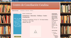 Desktop Screenshot of centroconciliacioncatalina.blogspot.com