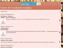 Tablet Screenshot of centroconciliacioncatalina.blogspot.com