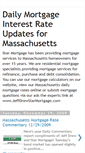 Mobile Screenshot of daily-mortgage-interest-rate-update.blogspot.com