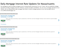 Tablet Screenshot of daily-mortgage-interest-rate-update.blogspot.com