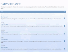 Tablet Screenshot of dailyguidance.blogspot.com