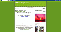 Desktop Screenshot of 50somethingwoman.blogspot.com
