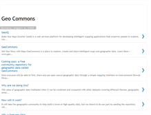 Tablet Screenshot of geocommons.blogspot.com