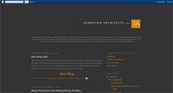 Desktop Screenshot of johnstonarchitects.blogspot.com