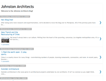 Tablet Screenshot of johnstonarchitects.blogspot.com