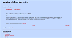 Desktop Screenshot of moretownschoolnewsletter.blogspot.com