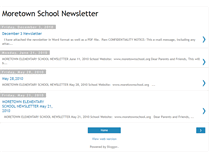 Tablet Screenshot of moretownschoolnewsletter.blogspot.com