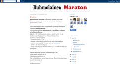 Desktop Screenshot of kuhmomaraton.blogspot.com