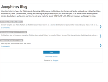 Tablet Screenshot of josephine-blog.blogspot.com