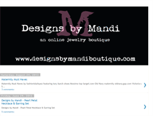 Tablet Screenshot of designsbymandiblog.blogspot.com