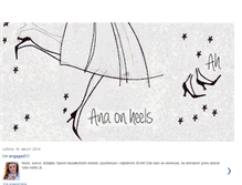 Tablet Screenshot of anaonheels.blogspot.com