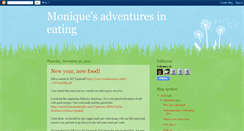 Desktop Screenshot of moniquesadventuresineating.blogspot.com