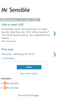 Mobile Screenshot of mister-sensible.blogspot.com