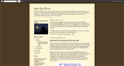 Desktop Screenshot of emma-intothewest.blogspot.com