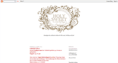 Desktop Screenshot of holysweet.blogspot.com