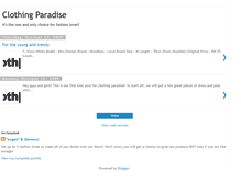 Tablet Screenshot of clothingparadise.blogspot.com
