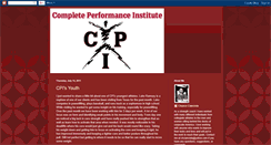 Desktop Screenshot of cpitraining.blogspot.com