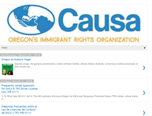 Tablet Screenshot of causaoregon.blogspot.com