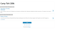 Tablet Screenshot of camptohikanee2006.blogspot.com
