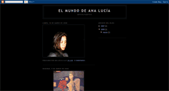 Desktop Screenshot of elmundodeanalucia.blogspot.com