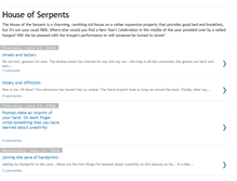 Tablet Screenshot of houseserpents.blogspot.com