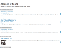 Tablet Screenshot of absenceofsound.blogspot.com