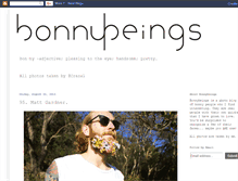 Tablet Screenshot of bonnybeings.blogspot.com