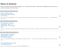 Tablet Screenshot of newsinscience.blogspot.com