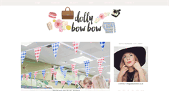 Desktop Screenshot of dollybowbow.blogspot.com