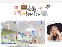 Tablet Screenshot of dollybowbow.blogspot.com