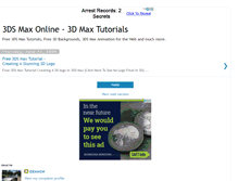 Tablet Screenshot of 3dsmaxonline.blogspot.com