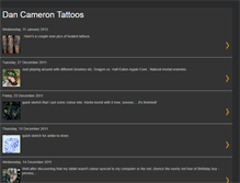 Tablet Screenshot of dancamerontattoos.blogspot.com