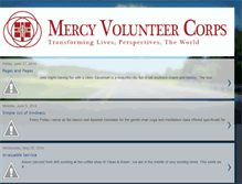 Tablet Screenshot of mercyvolunteercorps.blogspot.com