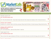 Tablet Screenshot of marketcallsnet.blogspot.com