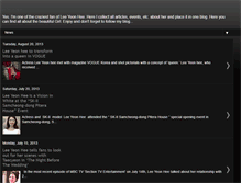 Tablet Screenshot of leeyeonheefan.blogspot.com