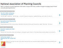 Tablet Screenshot of nationalassociationofplanningcouncils.blogspot.com