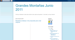 Desktop Screenshot of grandesmontanas1106.blogspot.com