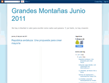 Tablet Screenshot of grandesmontanas1106.blogspot.com