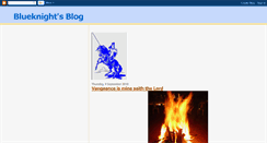 Desktop Screenshot of blueknightblog.blogspot.com